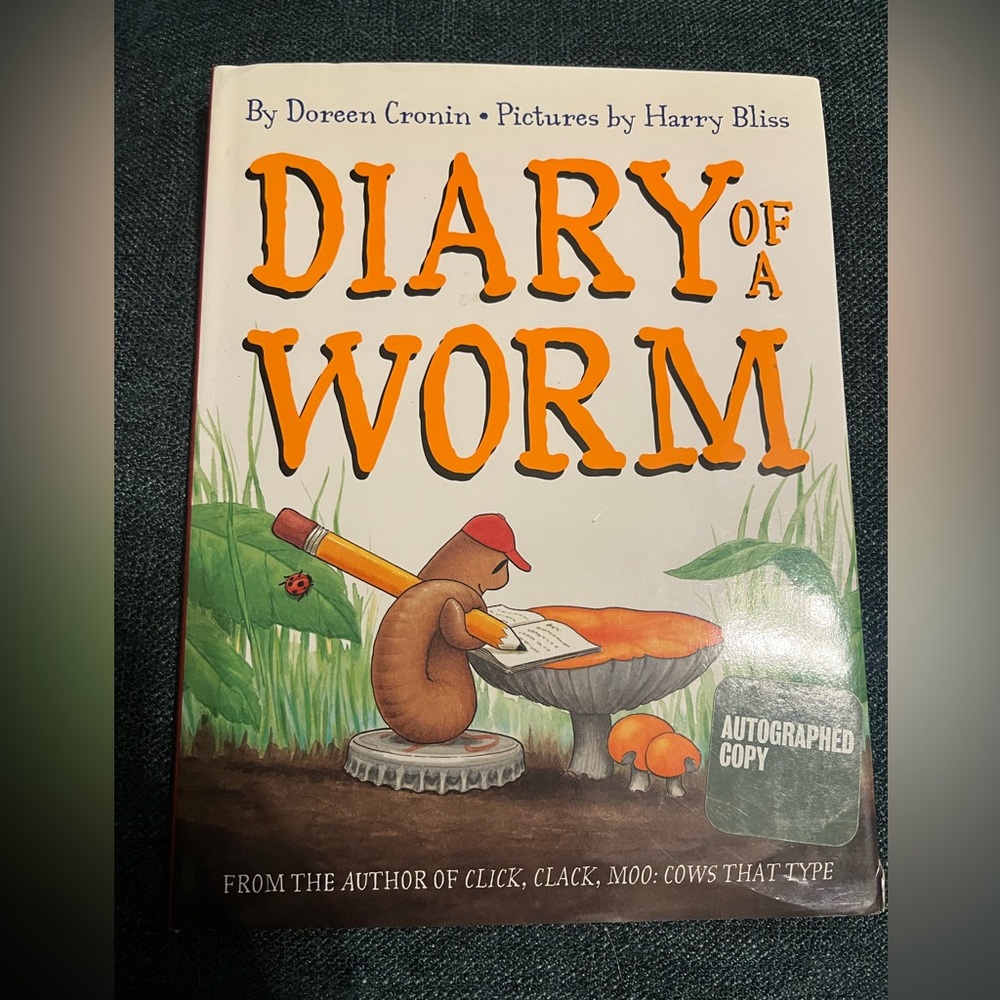 Diary of a Worm — Autographed by Harry Bliss (Illustrator)